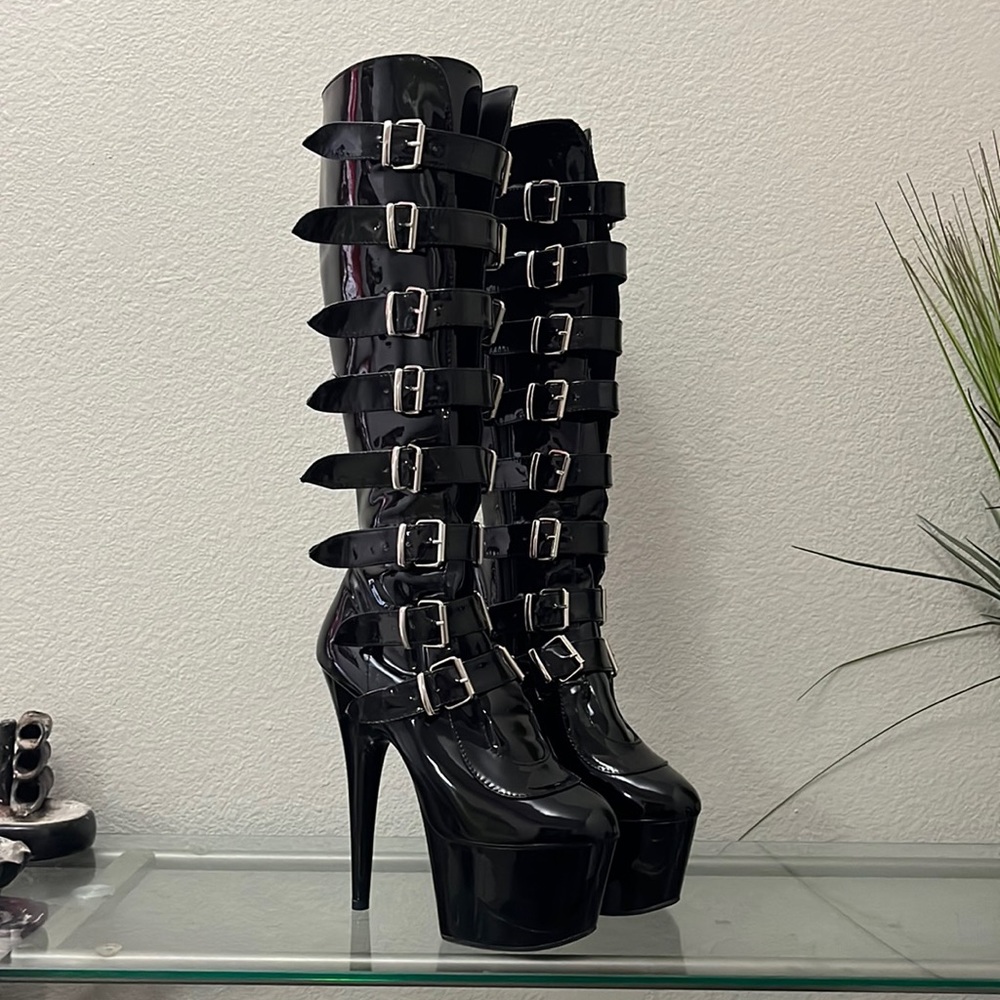 new without tags Pleaser adore 2043 platform knee high boots